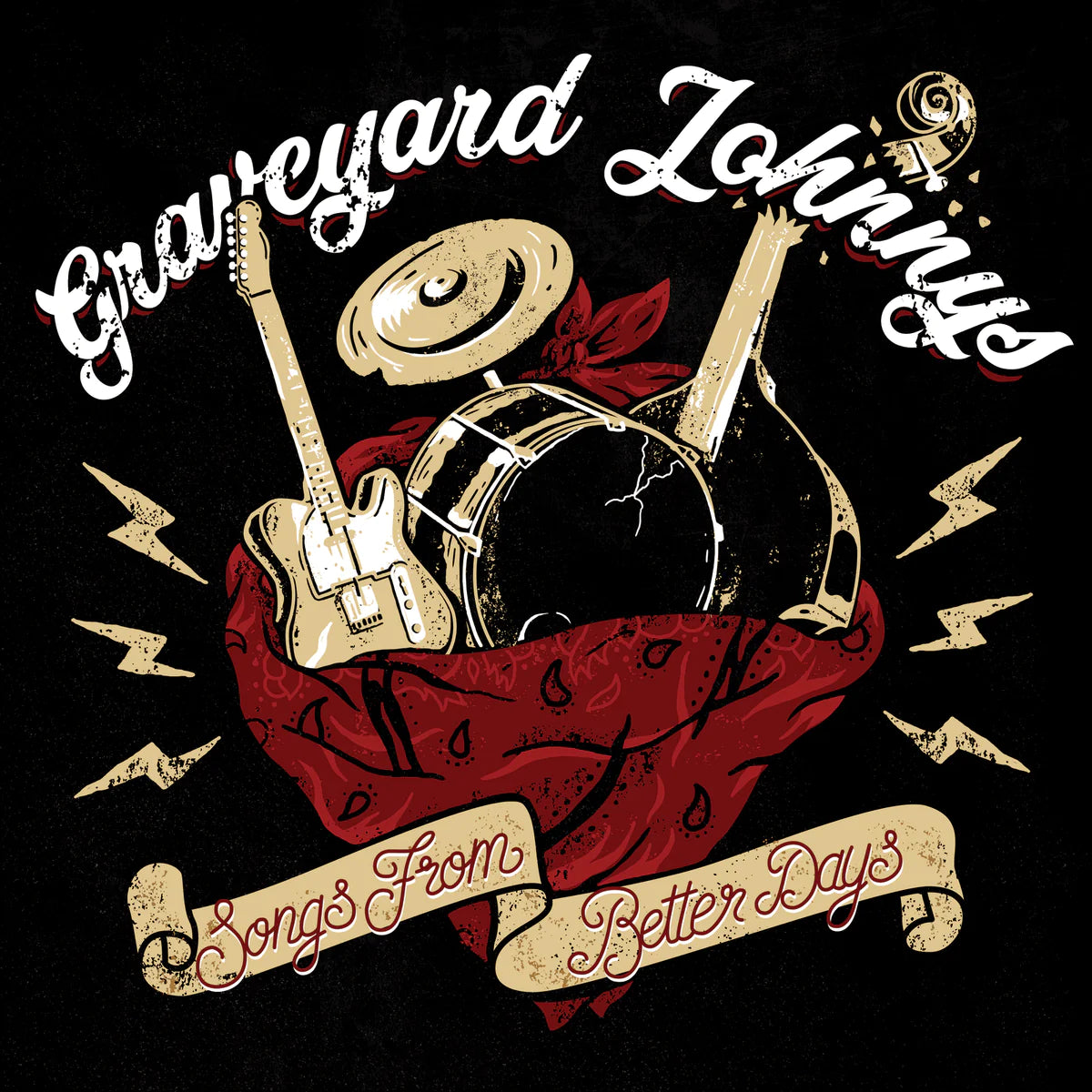 Graveyard Johnnys - Songs From Better Days	[180g Red & Black Marbled Vinyl]