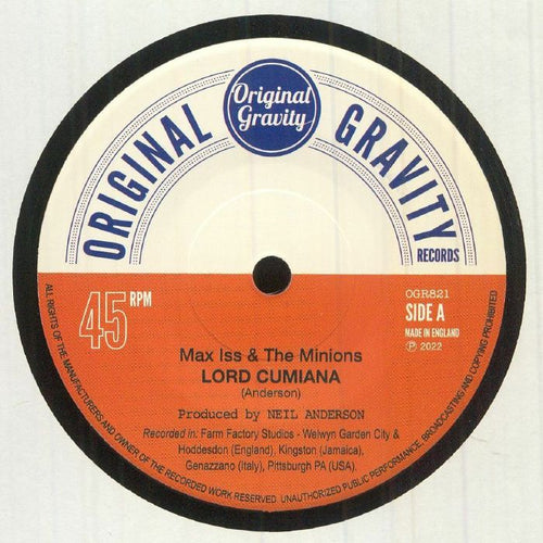 Max Iss & The Minions - Lord Cumiana [7" Vinyl]