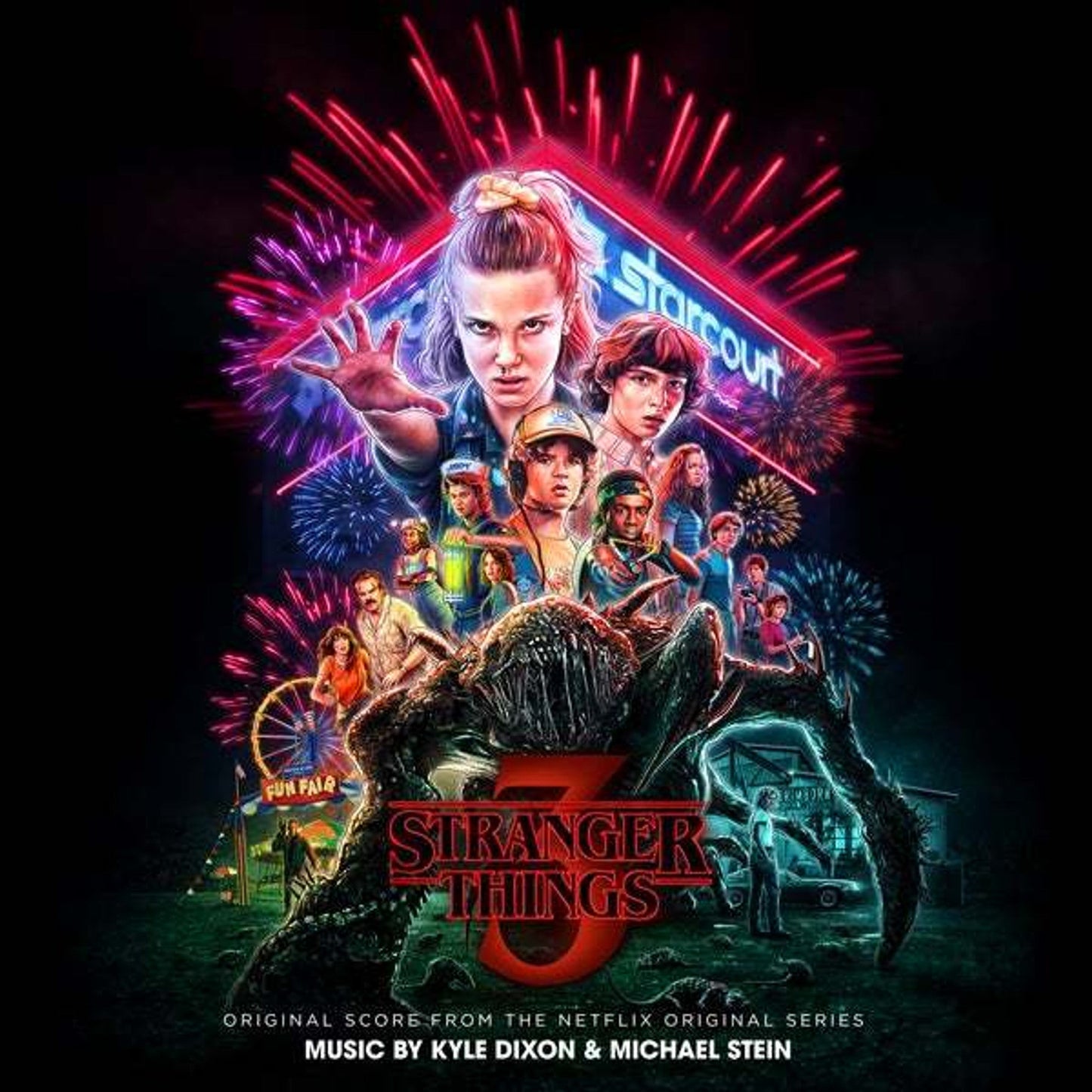KYLE DIXON & MICHAEL STEIN - Stranger Things 3 (Soundtrack) [2LP Cream and Purple Galaxy Effect]