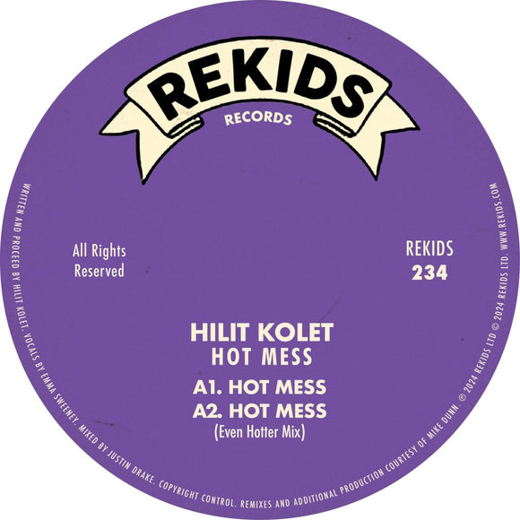 Hilit Kolet - Hot Mess (Incl. Mike Dunn Remix)