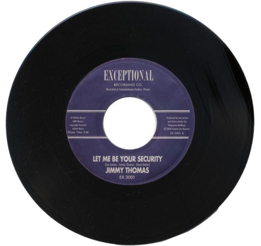Jimmy Thomas – Let Me Be Your Security [7" Vinyl]