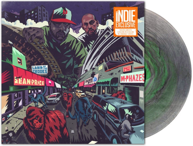 SEAN PRICE & M-PHAZES - LAND OF THE CROOKS (Neon Green/Colour-In-Colour/Smoke Vinyl)