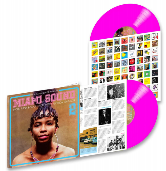 VA / Soul Jazz Records Presents - Miami Sound 2 – More Funk & Soul From Miami, Florida 1967-74 [magenta coloured 2LP]