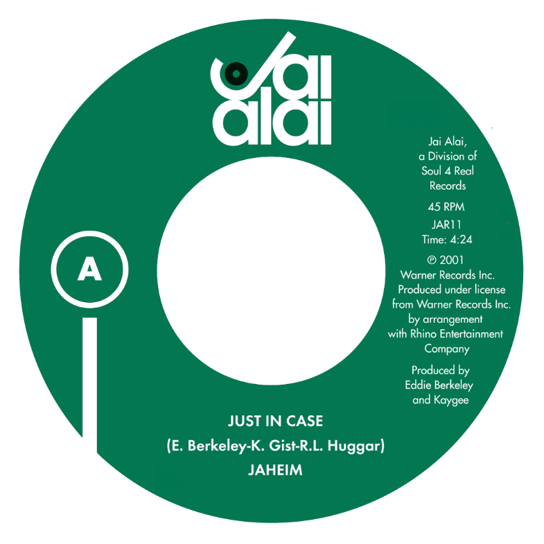 JAHEIM - JUST IN CASE / DIAMOND IN DA RUFF [7" Vinyl]