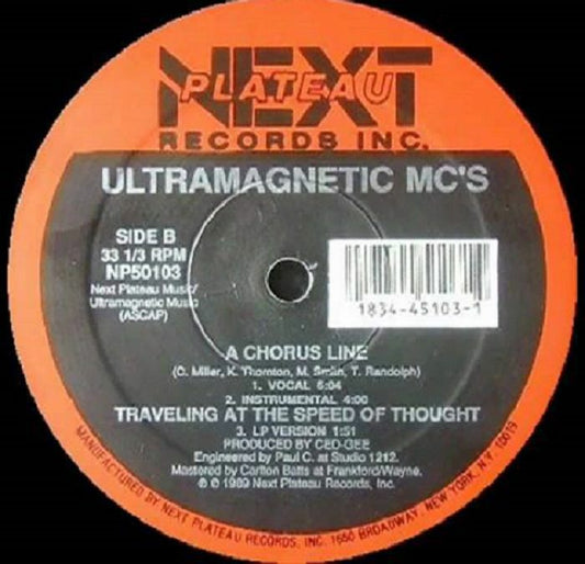 Ultramagnetic MCs - A Chorus Line [7" Vinyl]