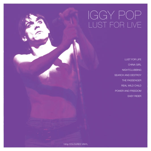 IGGY POP - Lust For Live (White Vinyl)