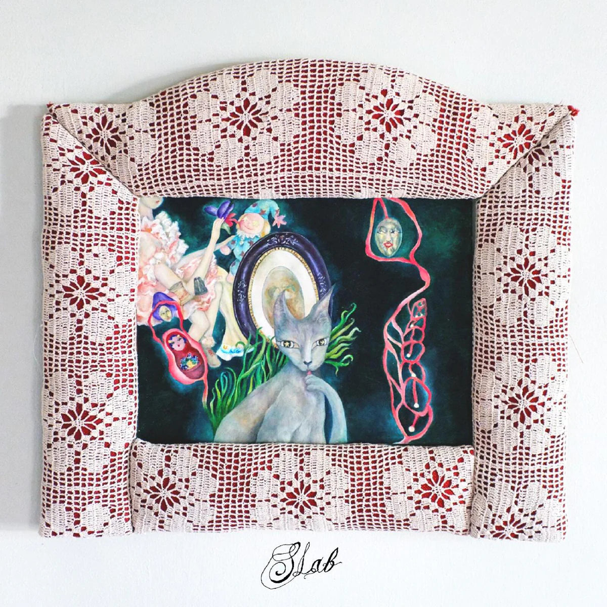 Wombo - Slab / Keesh Mountain [Cloudy Clear Vinyl w/ Printed Inner Sleeve]