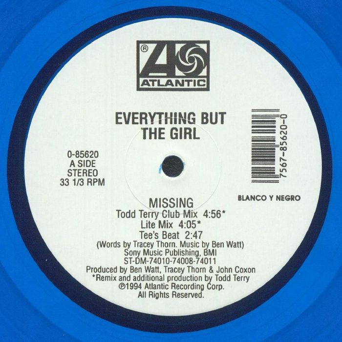 EVERYTHING BUT THE GIRL - Missing [Translucent Blue Vinyl]