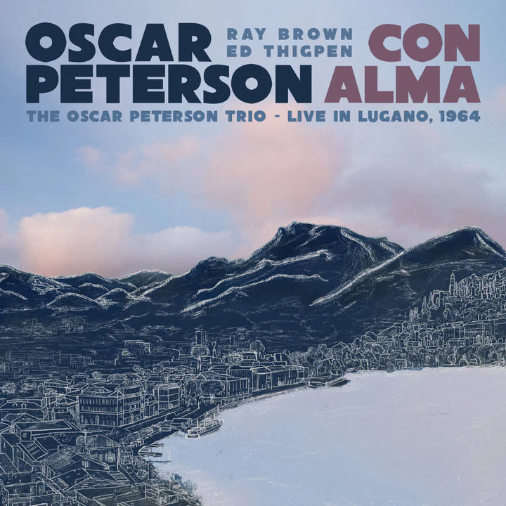 OSCAR PETERSON - Con Alma: The Oscar Peterson Trio -- Live in Lugano, 1964 (Black Friday 2023 Blue Vinyl Edition)