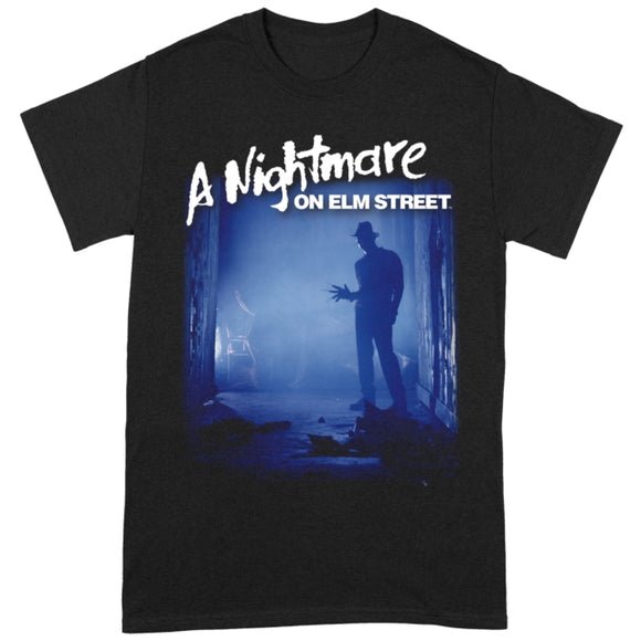 Nightmare On Elm Street - Freddy Is Waiting (Halloween T-Shirt) [X Large]
