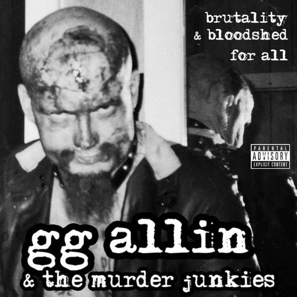 GG Allin & The Murder Junkies - Brutality And Bloodshed For All [Clear Orange Vinyl]