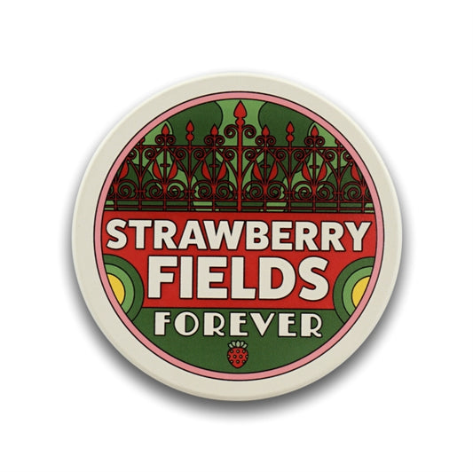 Coaster Single Ceramic - The Beatles (Strawberry Fields)