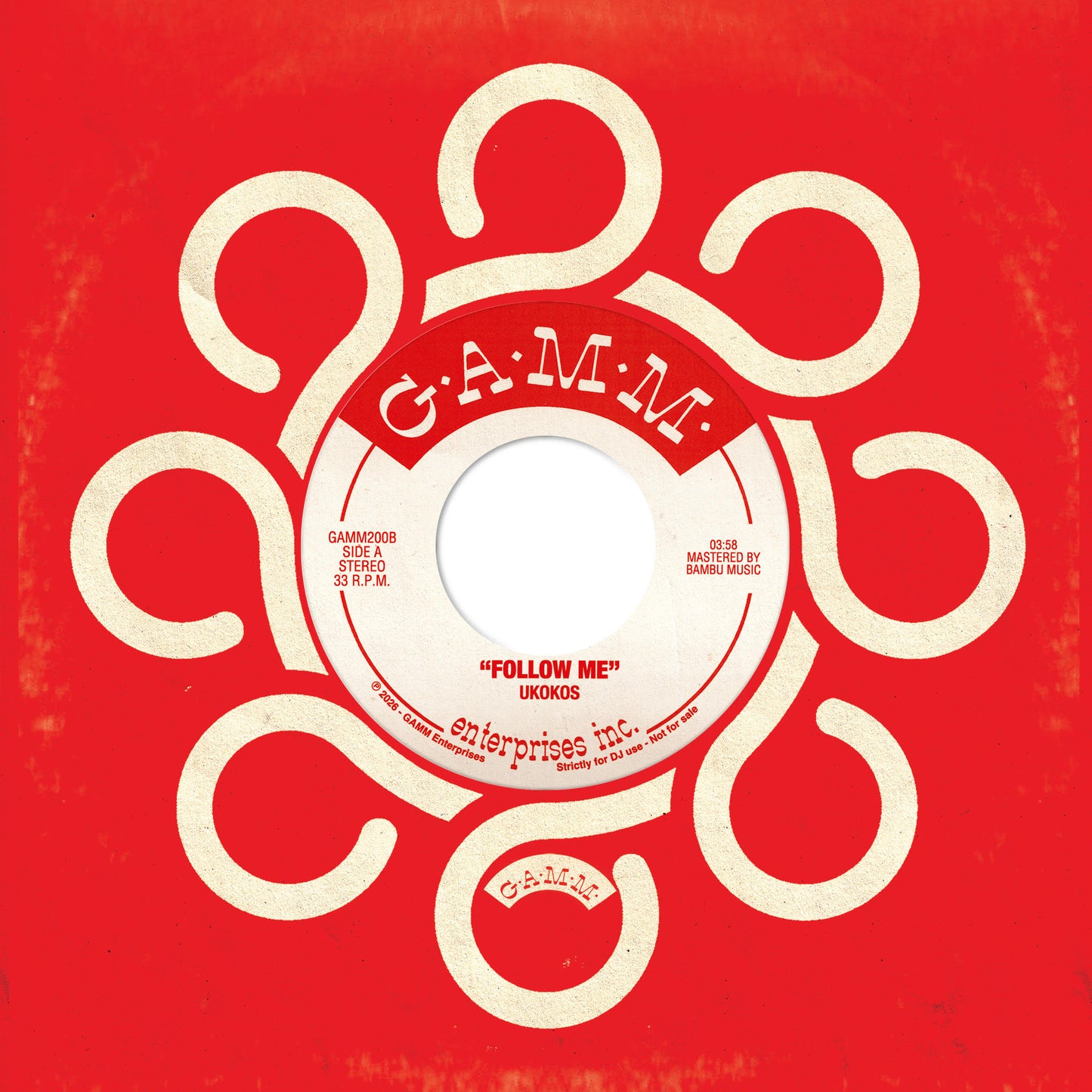 UKOKOS / KAMPINOS - FOLLOW ME [7" Vinyl]