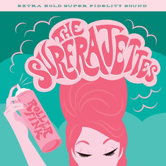 The Surfrajettes - Roller Fink LP [Candy Floss Vinyl]