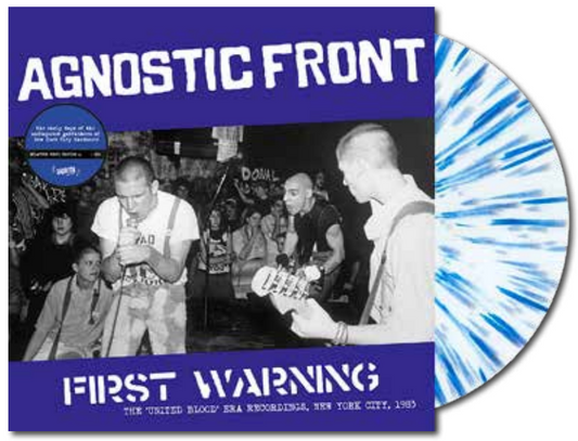 AGNOSTIC FRONT - The 'United Blood'-Era Recordings. New York City. 1983 (White/Blue Splatter Vinyl)