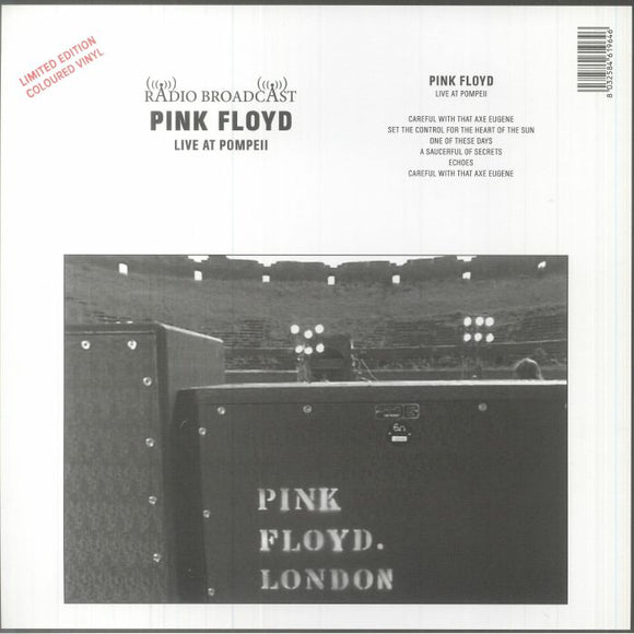 PINK FLOYD - Live At Pompeii (Red Vinyl)