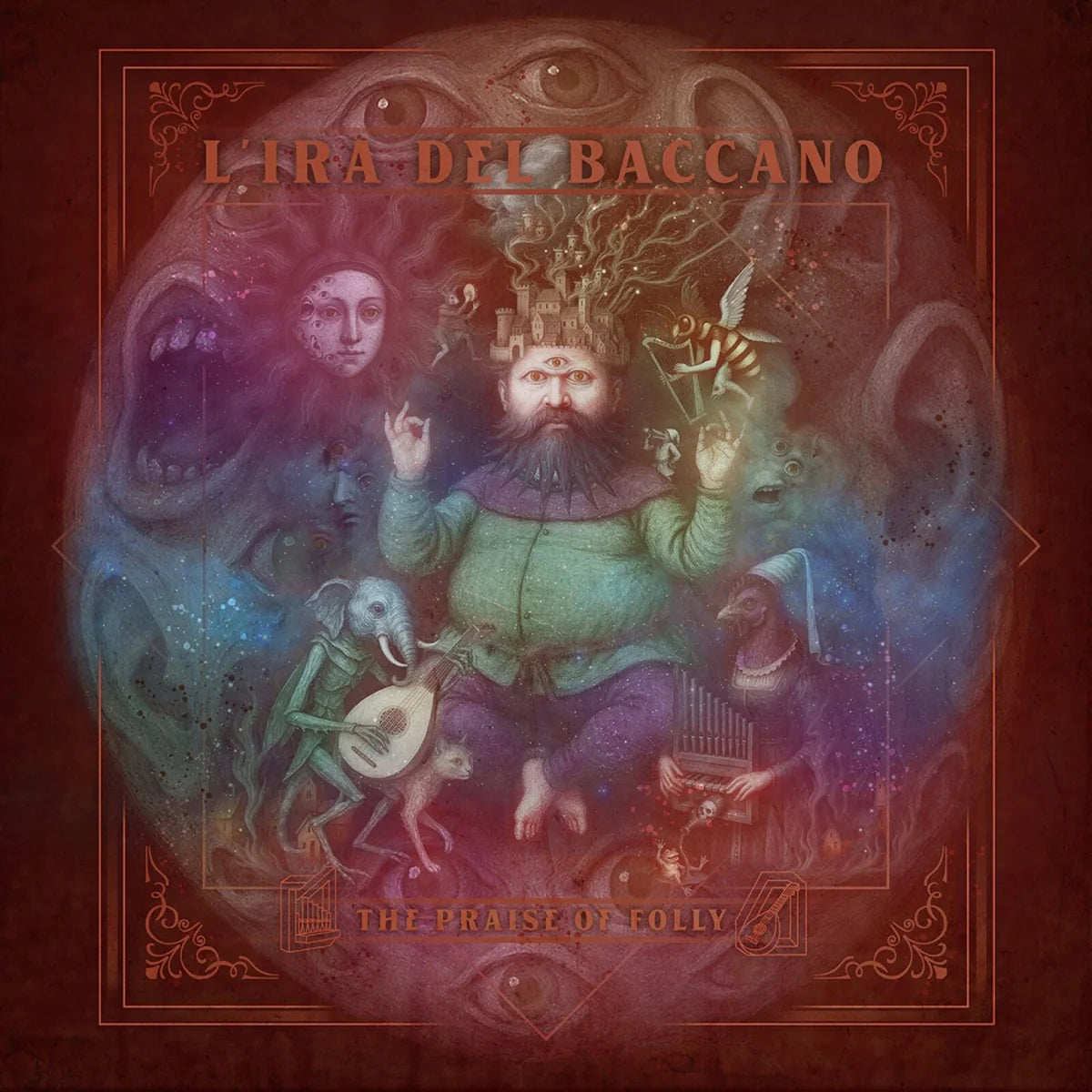 L'Ira del Baccano - The Praise of Folly [Ripple Grey & Cherry Transparent LP]