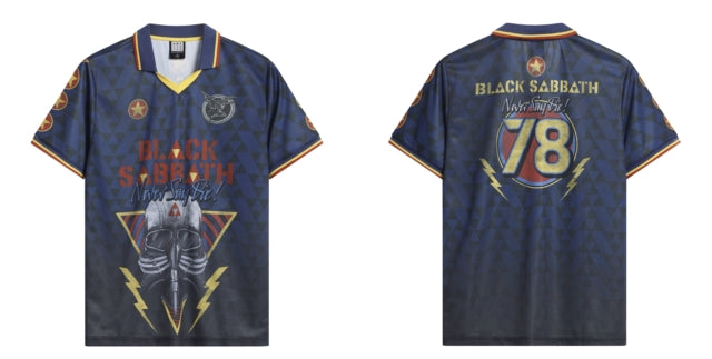 Black Sabbath - Never Say Die Rock Fc Football Shirt [Large]