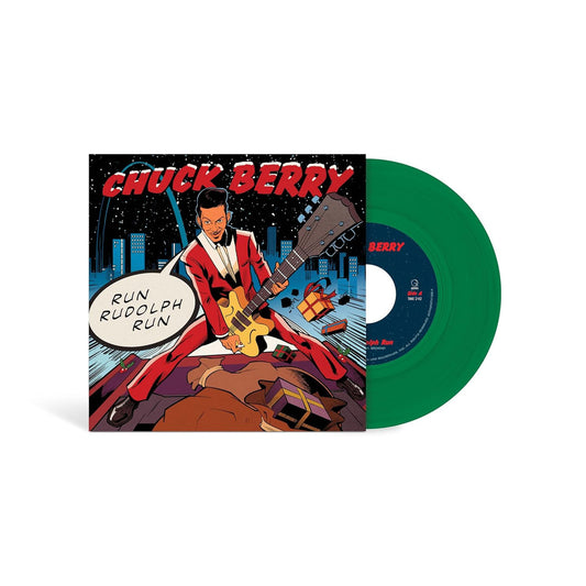 CHUCK BERRY - Run Rudolph Run (Evergreen 7" Vinyl)