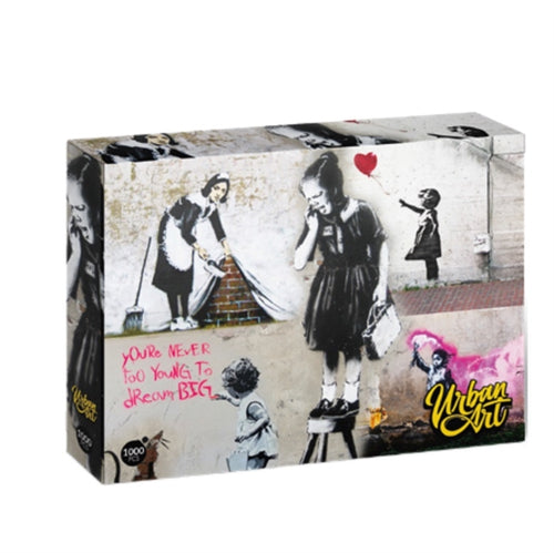 BANKSY - Banksy Girl On A Stool (1000Pc) Puzzle