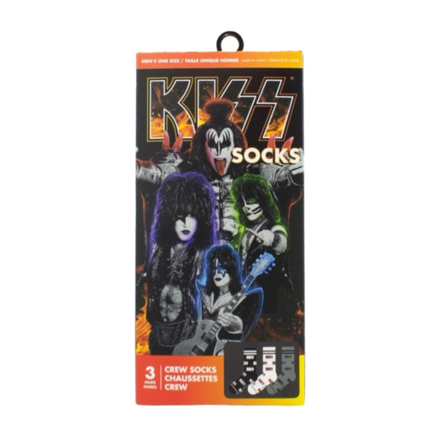 KISS - Kiss Socks 3 Pack In Gift Box (One Size)