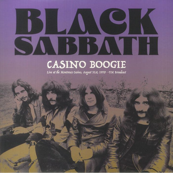 BLACK SABBATH - Casino Boogie: Live At The Montreux Casino August 31st 1970 FM Broadcast [Coloured Vinyl]