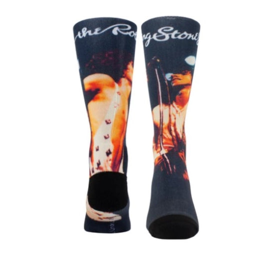 ROLLING STONES	- Rolling Stones Mick & Keith Socks (One Size) - Dye Sublimation