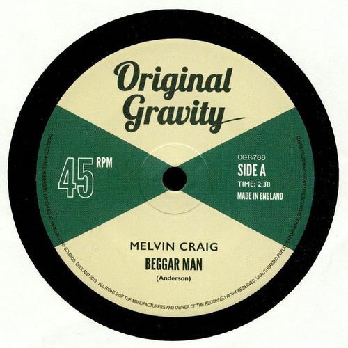 Melvin Craig - Beggar Man [7" Vinyl]