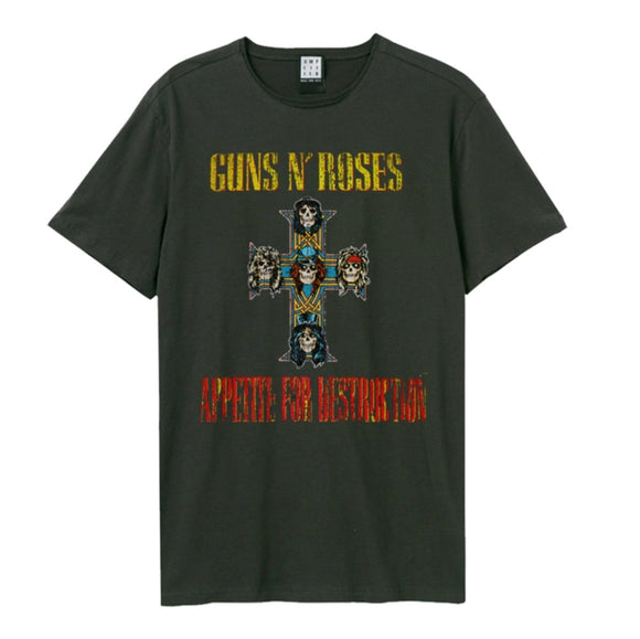 GUNS N' ROSES - Appetite For Destruction T-Shirt (Charcoal)