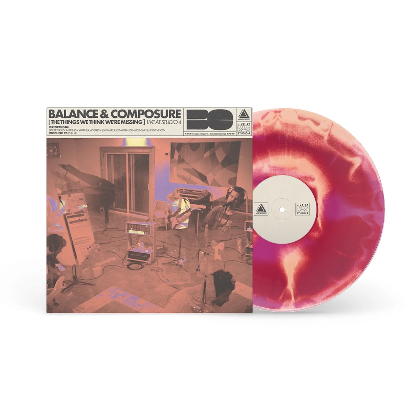 Balance And Composure - The Things We Think We’Re Missing - Live At Studio 4 (Pink With Purple & Cream Vinyl)