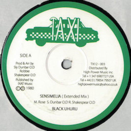 Black Uhuru – Sensimelia (Vinyl)