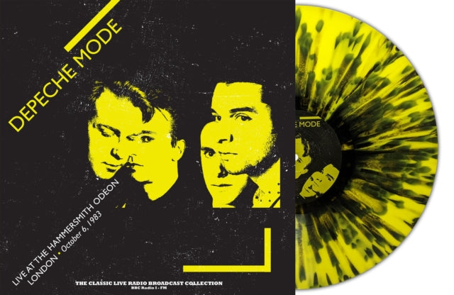 DEPECHE MODE - Live at Hammersmith Odeon, London, 1983 (YELLOW/BLACK SPLATTER VINYL)