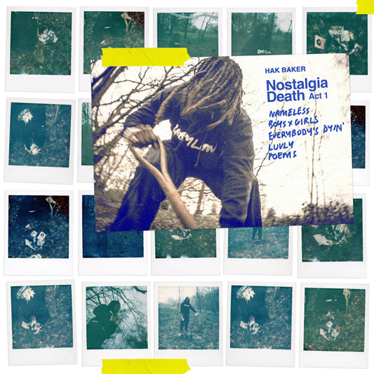 Hak Baker - Nostalgia Death [Red Clear Marble vinyl EP, with 16-page booklet]