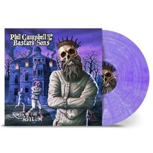 Phil Campbell and the Bastard Sons - Kings Of The Asylum [Ltd White/Purple Marble vinyl + Lyric Sheet]