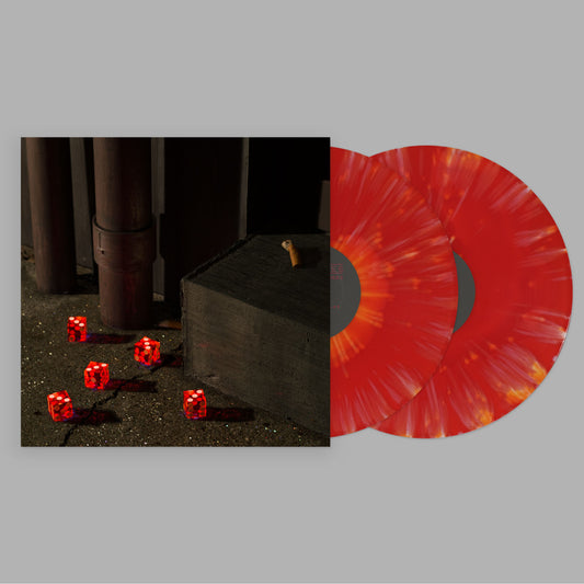 Bright Eyes - Five Dice, All Threes [2LP Red and Orange Splatter]