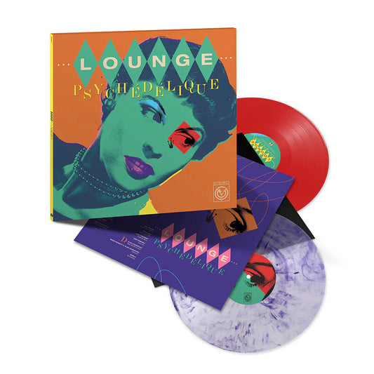 Various Artists - Lounge Psychédélique (The Best of Lounge & Exotica 1954-2022) [2LP standard weight Deluxe Marble & Solid Red Coloured Vinyl]