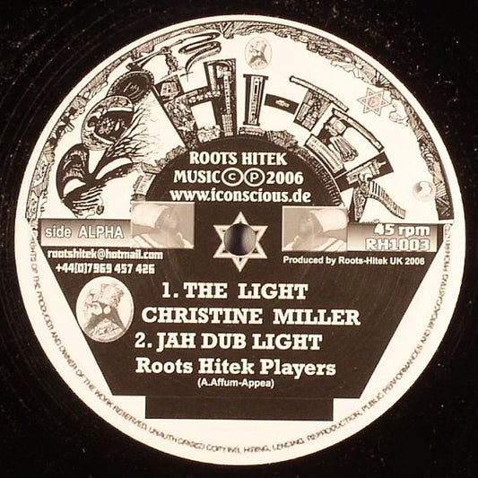 Christine Miller ‎– The Light / Trod Away Home 10”