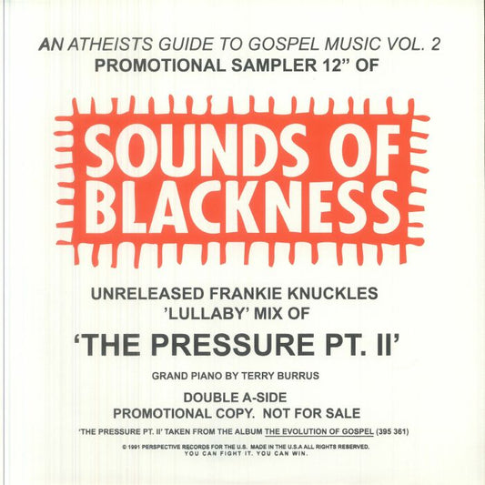 Sounds Of Blackness - The Pressure (Frankie Knuckles remix)