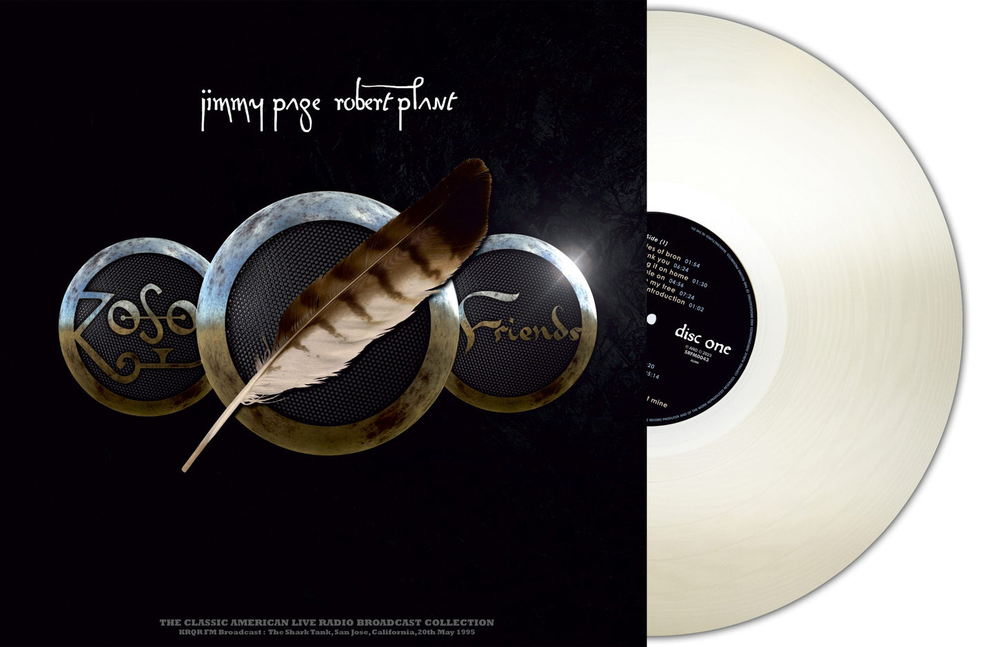 JIMMY PAGE AND ROBERT PLANT - Zoso Friends (Clear Vinyl)