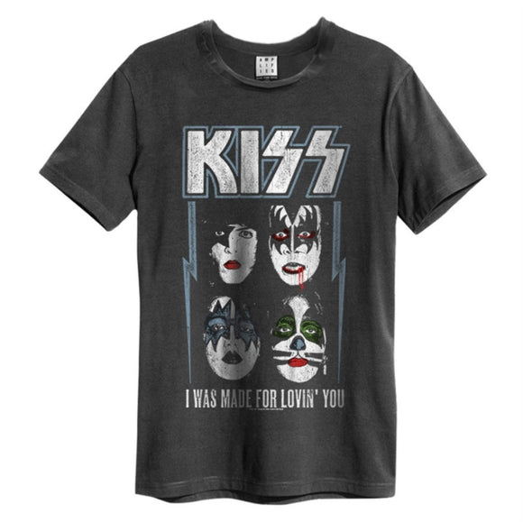 KISS - I Was Made For Loving You T-Shirt (Charcoal)