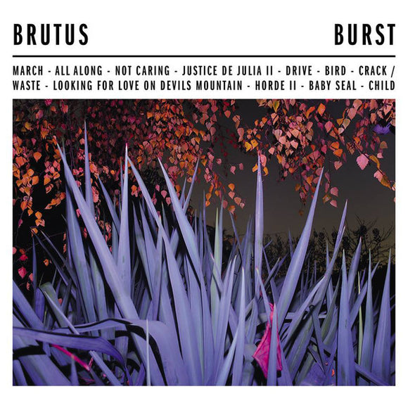 BRUTUS - BURST [Blue Transparent With Heavy Orange Splatter LP]
