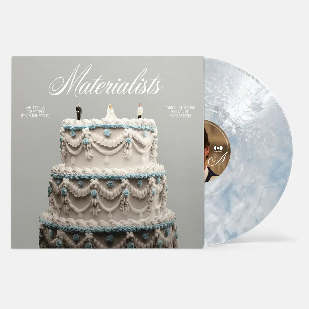 Daniel Pemberton, Baby Rose & Japanese Breakfast - Materialists (Original Soundtrack) [Iridescent White w/ Blue LP]