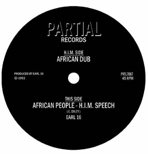Earl 16 - African People – H.I.M. Speech [7" Vinyl]