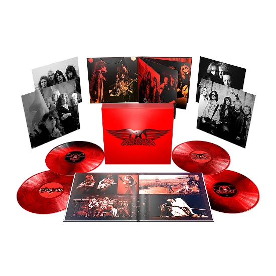 AEROSMITH - Greatest Hits (Red and Black Swirl Vinyl 4LP)