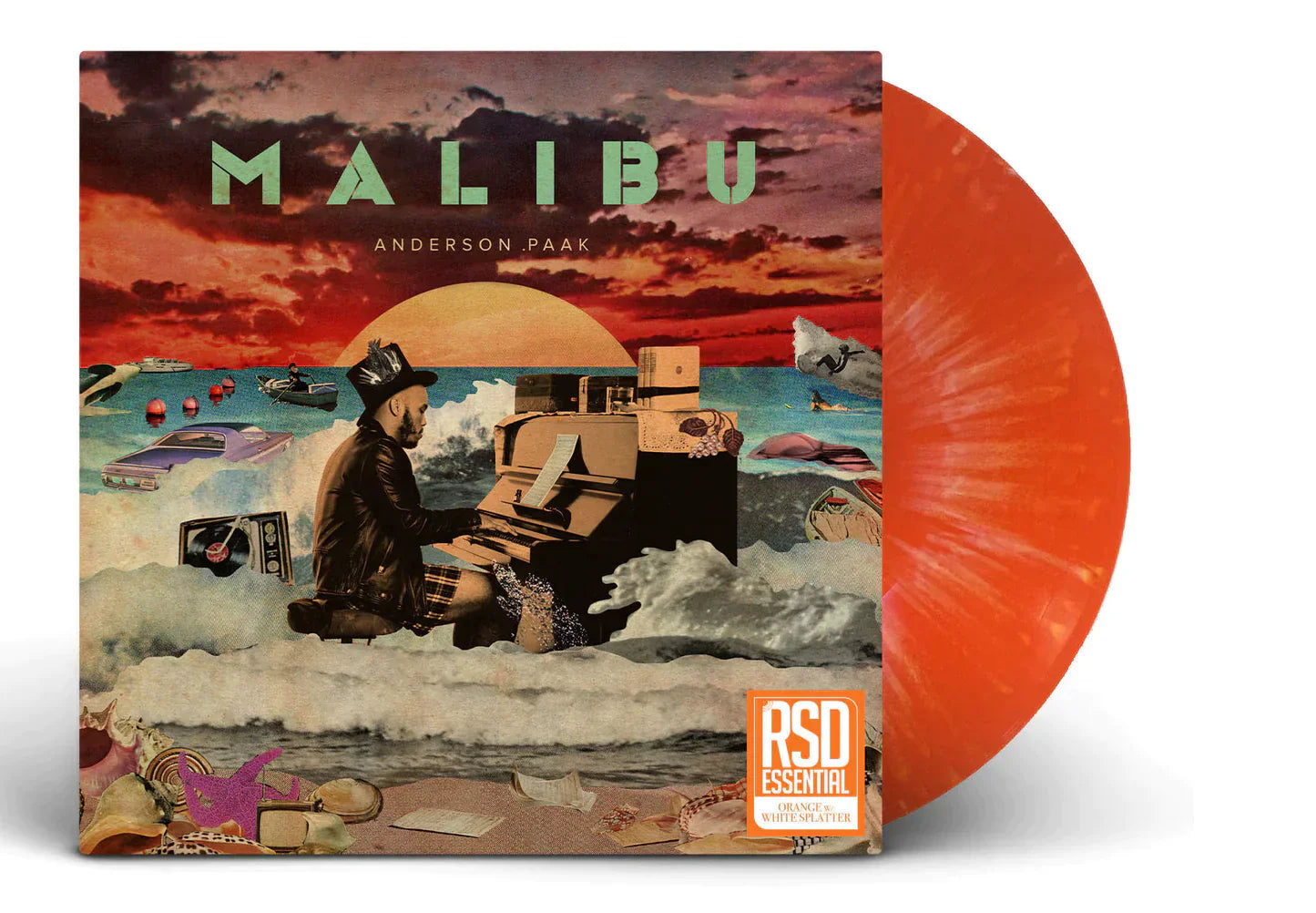 ANDERSON.PAAK - MALIBU [Orange w/ White Splatter LP]