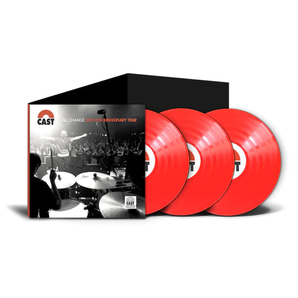 Cast - All Change (Live 25th Anniversary Tour) [Deluxe Red 3LP + Booklet]