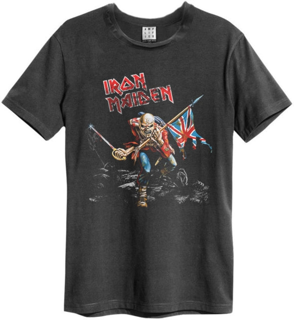 IRON MAIDEN - 80s Tour T-Shirt (Charcoal)