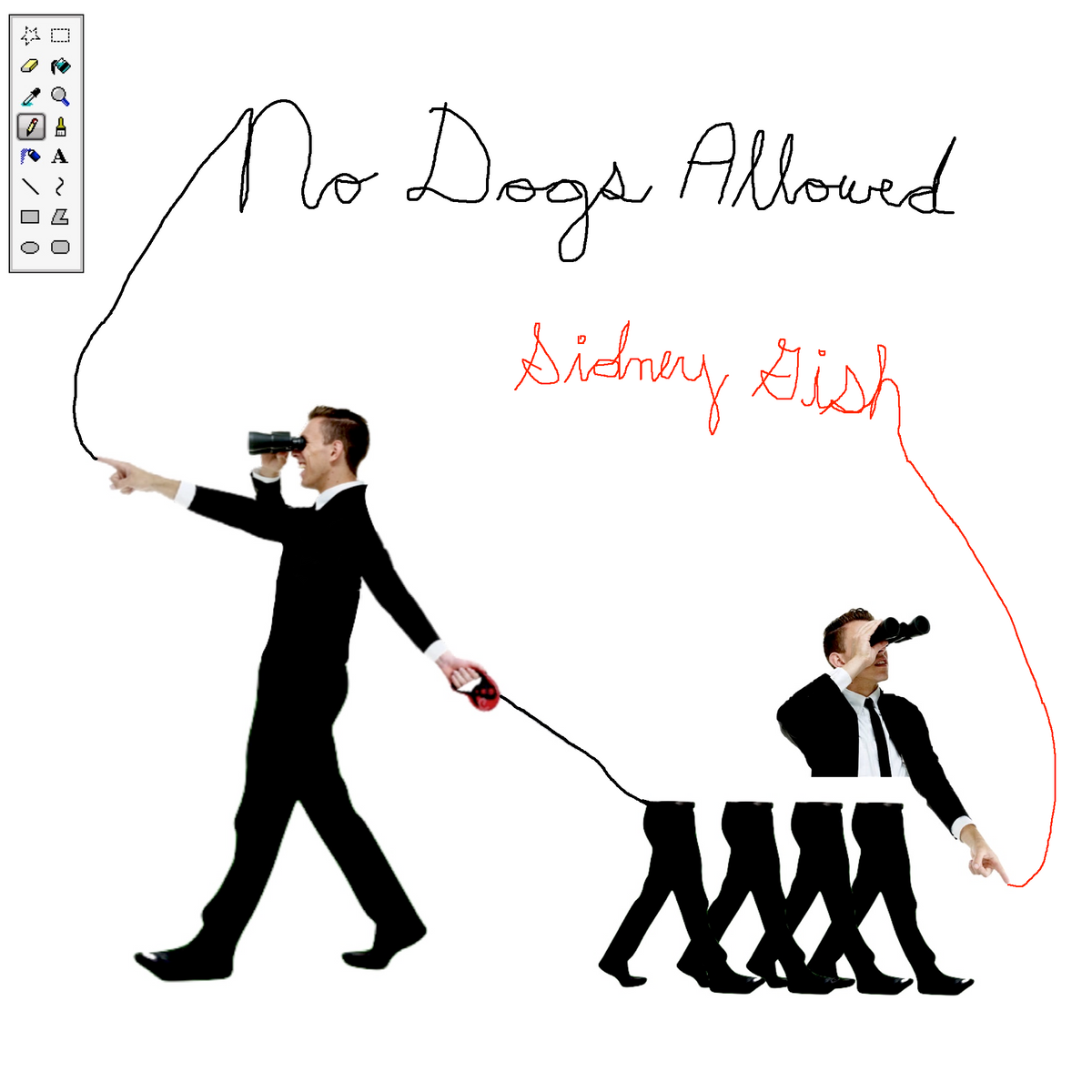 Sidney Gish - No Dogs Allowed [Red/Black/White Tricolor Vinyl]