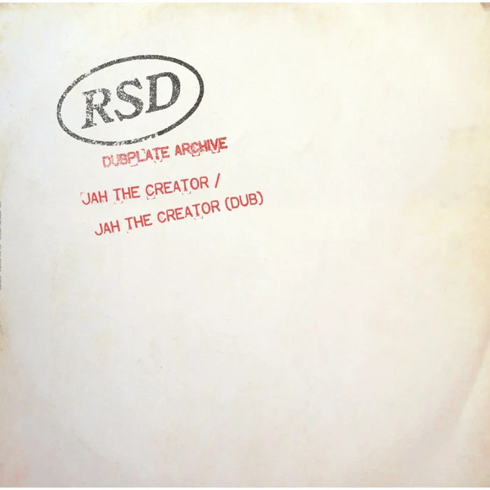 RSD - Jah the Creator/Jah the Creator Dub [10" Clear]