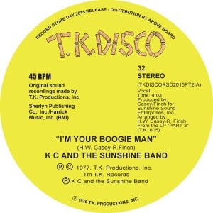 K C & The Sunshine Band - I'm Your Boogie Man (Todd Terje Edit) [10" Vinyl]